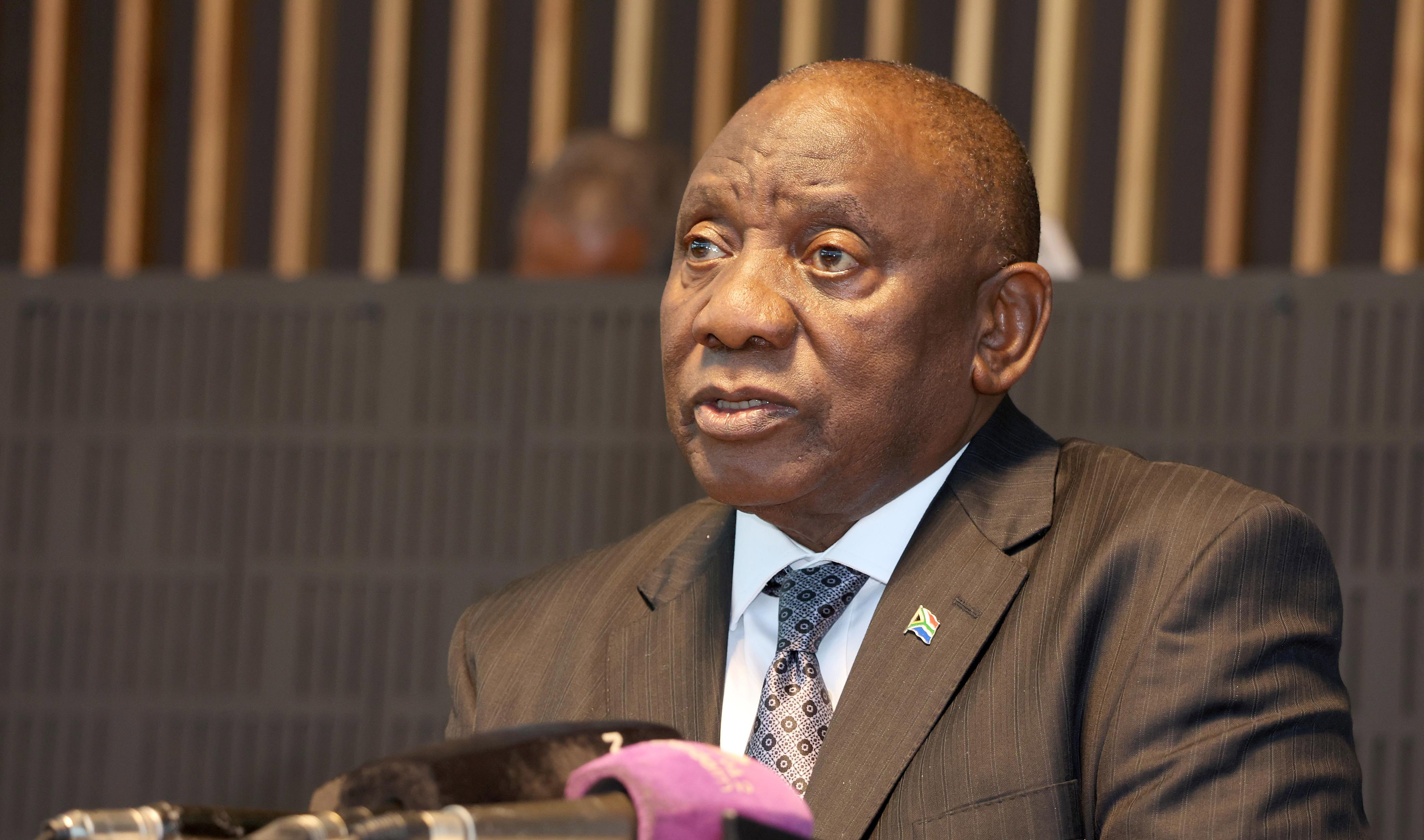 President Cyril Ramaphosa engages with various stakeholders of the City of Johannesburg